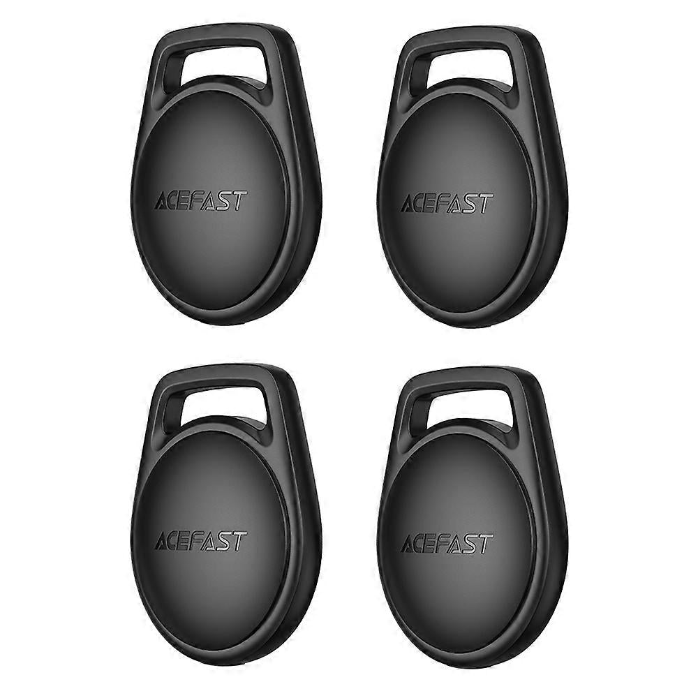 Acefast SmartTag S2 für iOS-Serie, Set 4 Stück, Schwarz