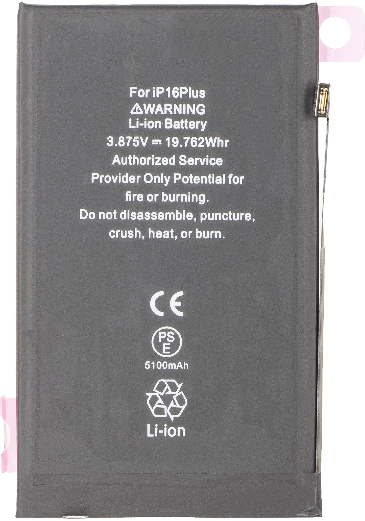 Apple iPhone 16 Plus Battery, High Capacity