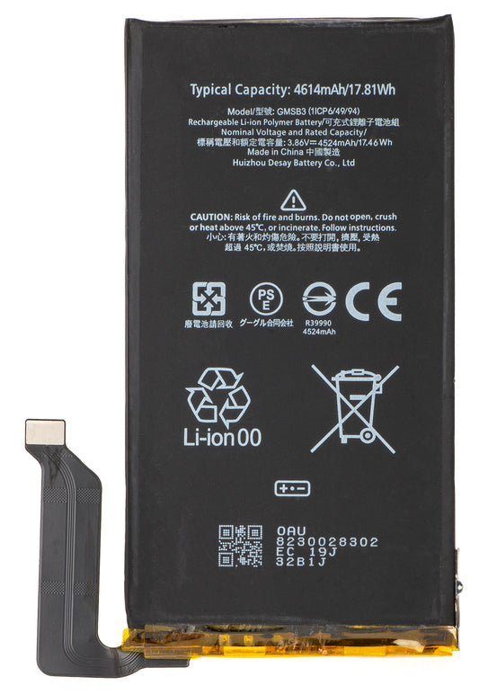 Battery for Google Pixel 6, GMSB3