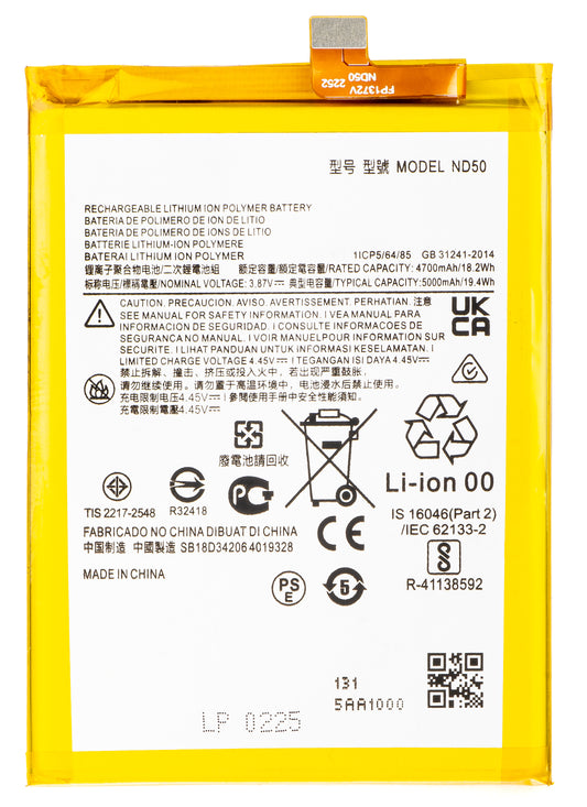Akku für Motorola Moto G42 / G31, ND50