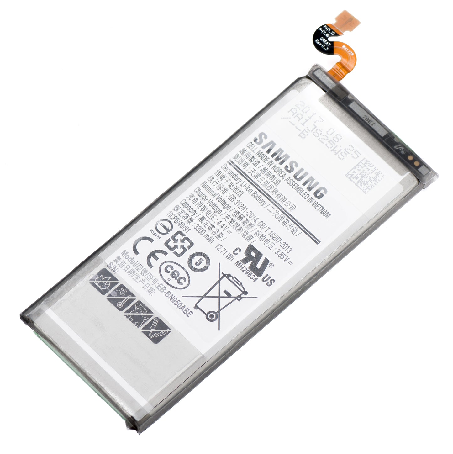 Akku Samsung Galaxy Note 8 N950, EB-BN950ABE, Tausch