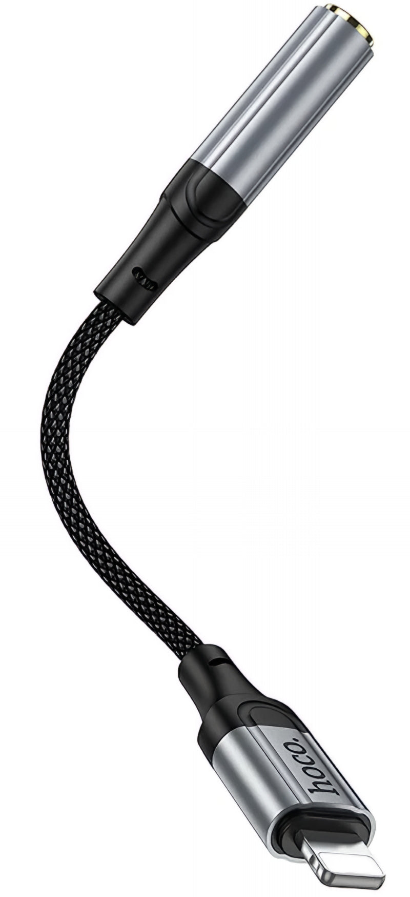 Audioadapter Lightning - 3,5 mm HOCO LS36A, Grau