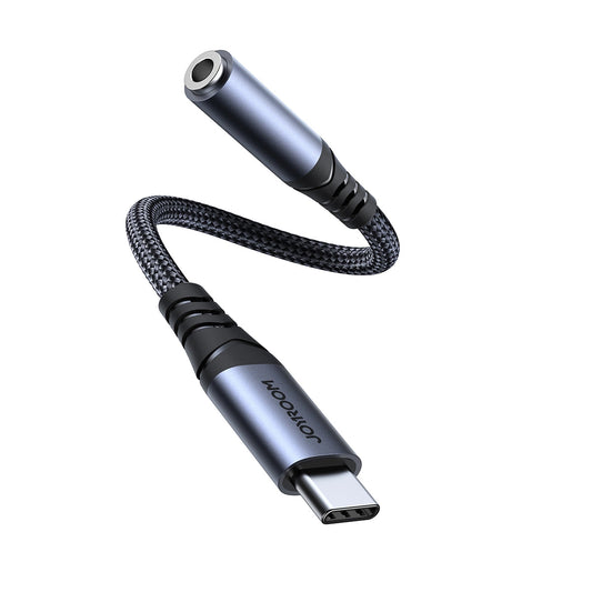Audioadapter USB-C - 3,5mm Joyroom SY-C01, Schwarz