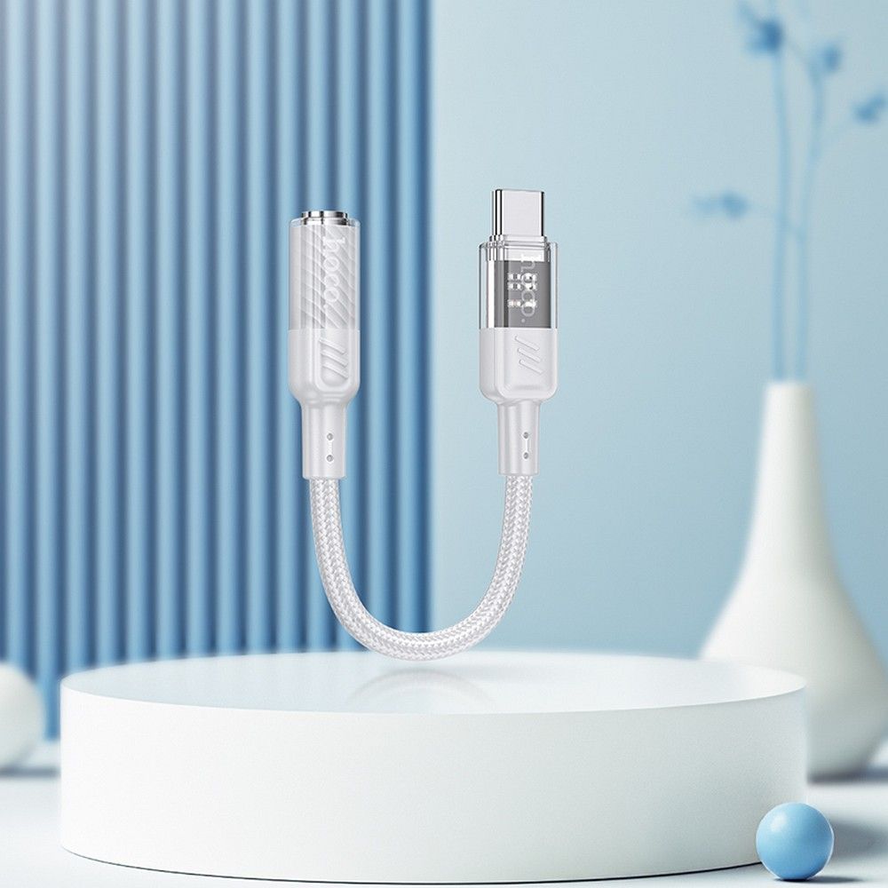 Audioadapter USB-C - 3.5mm HOCO LS37, Grau