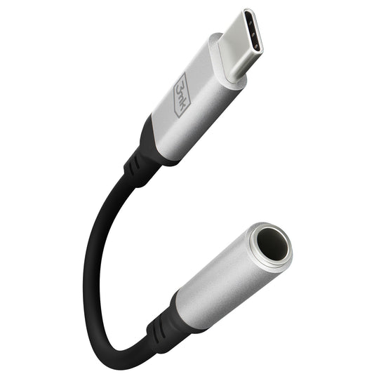 USB-C Audio Adapter - 3,5 mm 3MK, Silber