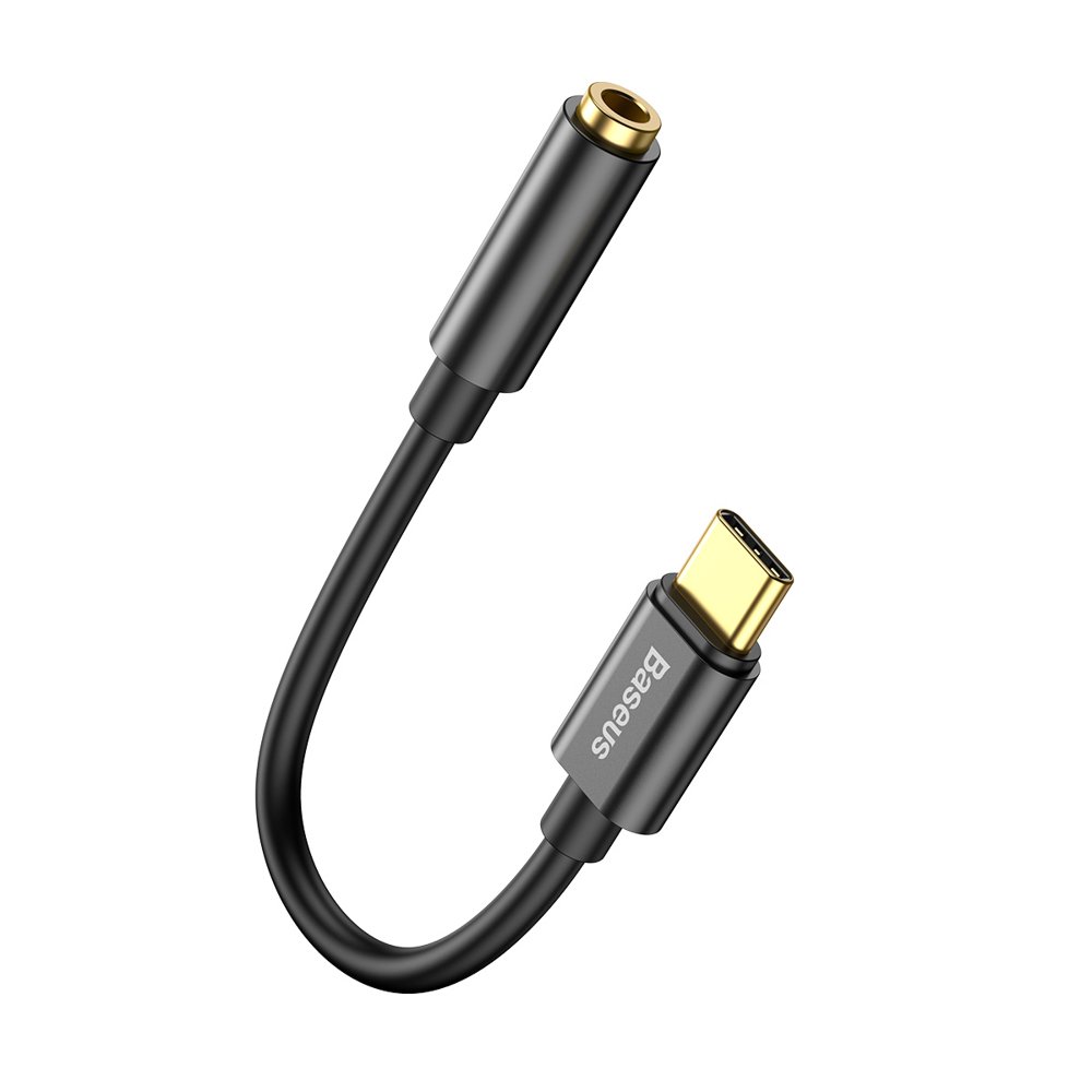 Audioadapter USB-C - 3,5mm Baseus L54, Schwarz CATL54-01