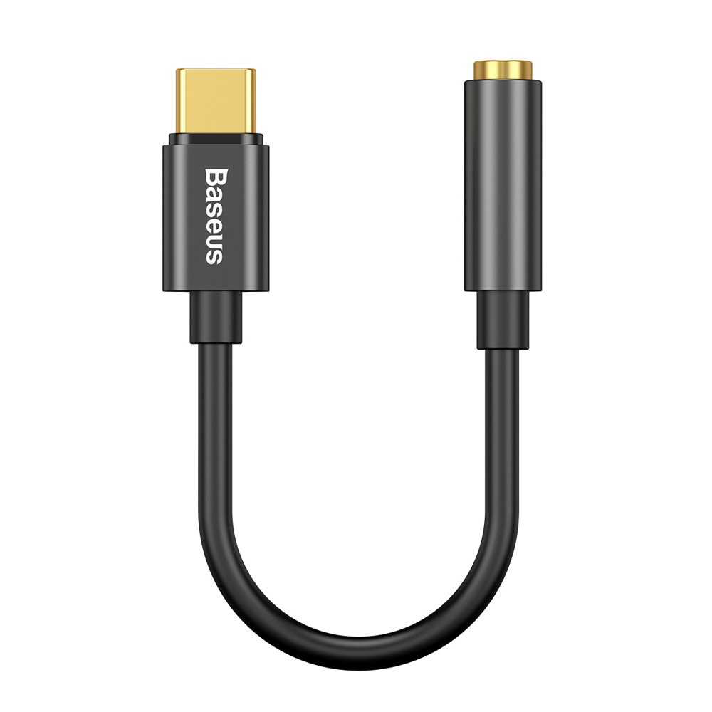 Audioadapter USB-C - 3,5mm Baseus L54, Schwarz CATL54-01