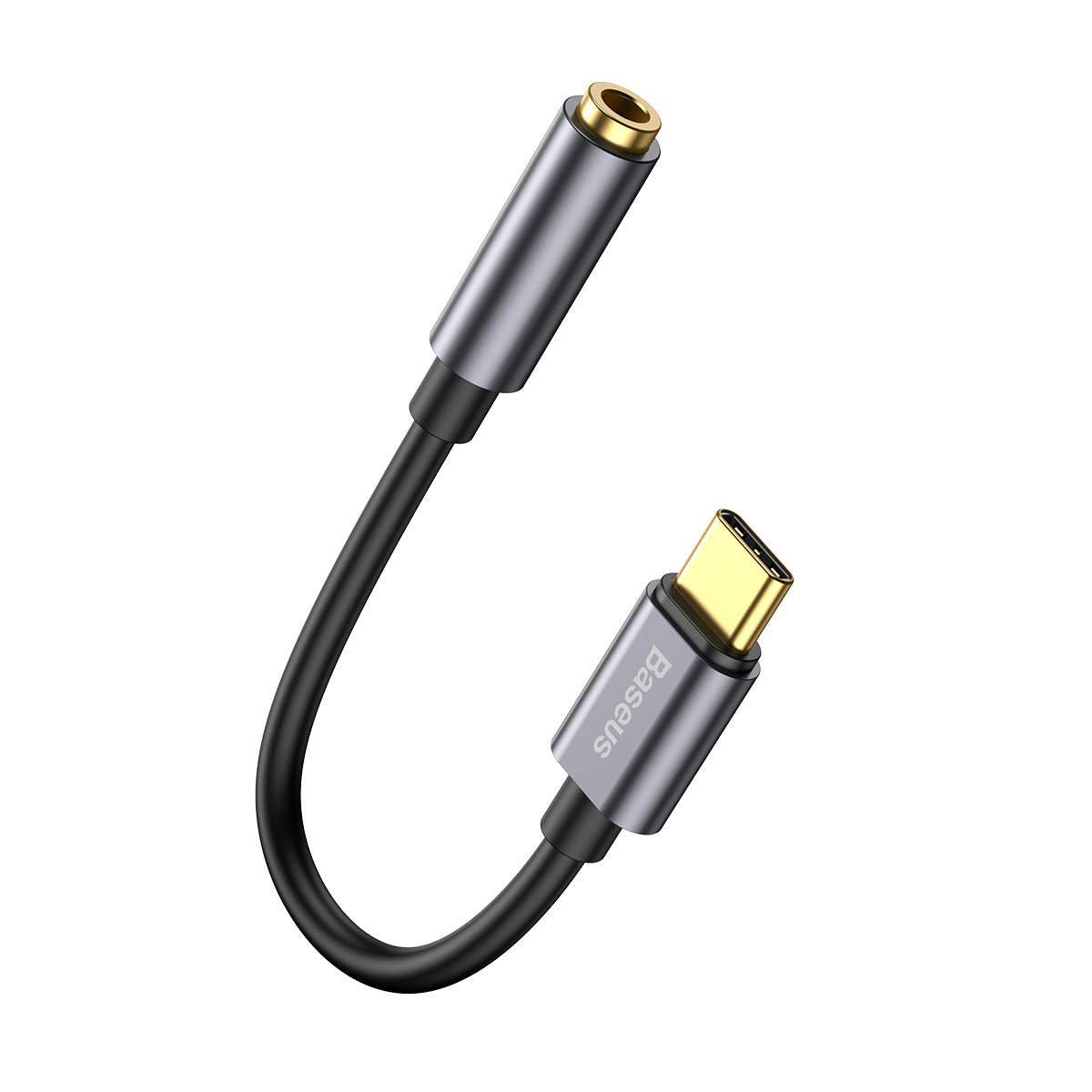 USB-C to 3.5mm Audio Adapter Baseus L54, Gray CATL54-0G