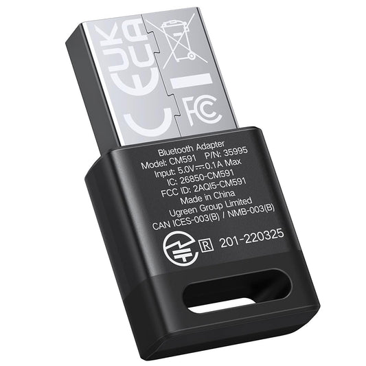 Bluetooth USB Adapter UGREEN CM591 (35995), Schwarz