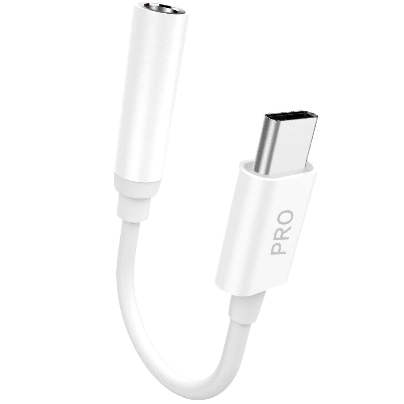 Audioadapter USB-C - 3,5mm Dudao L16CPro, Weiß