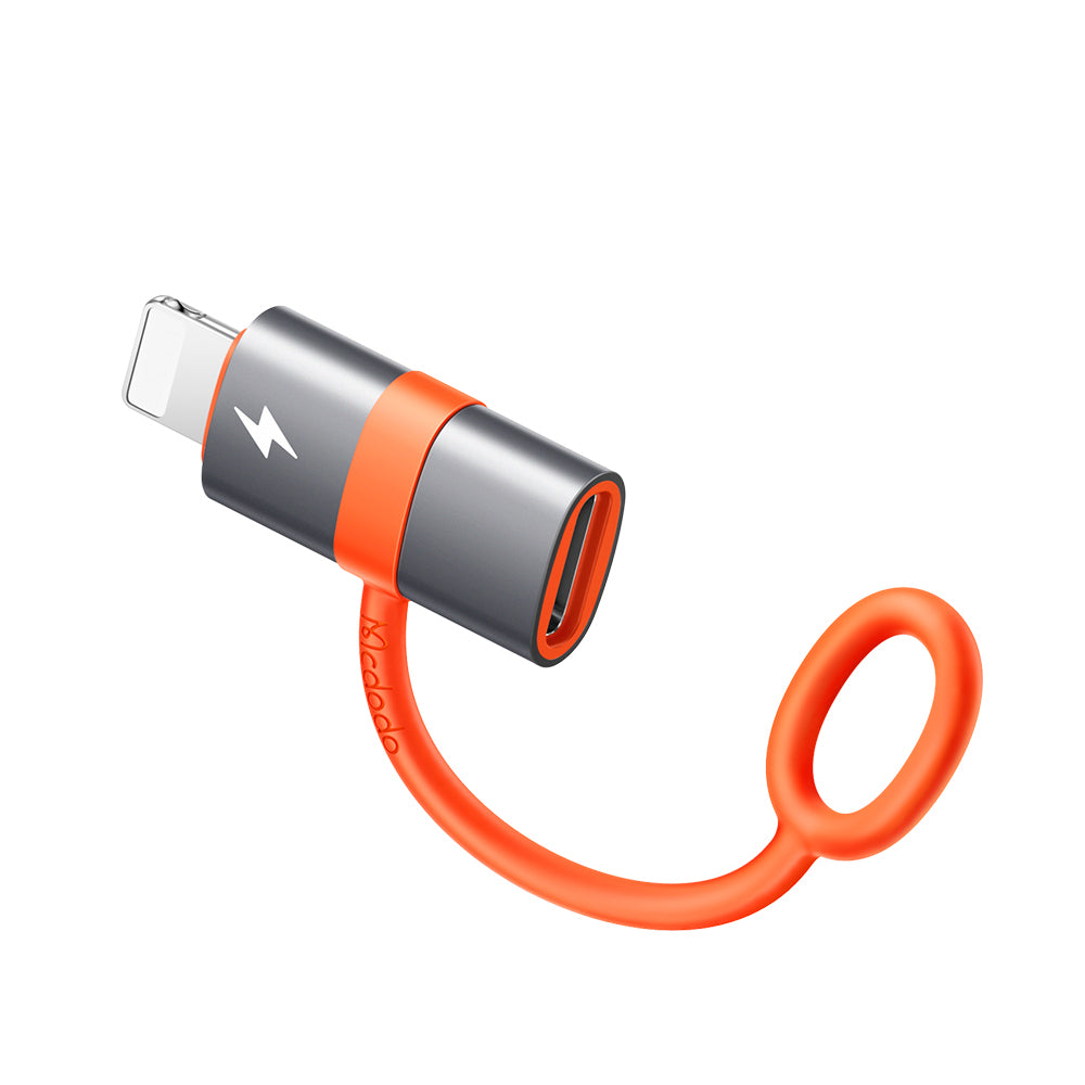 USB-C - Lightning McDodo OT-0510 Data and Charging Adapter, Gray