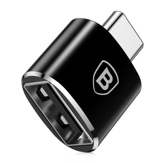USB-C auf USB-A Baseus OTG Adapter, Schwarz CATOTG-01
