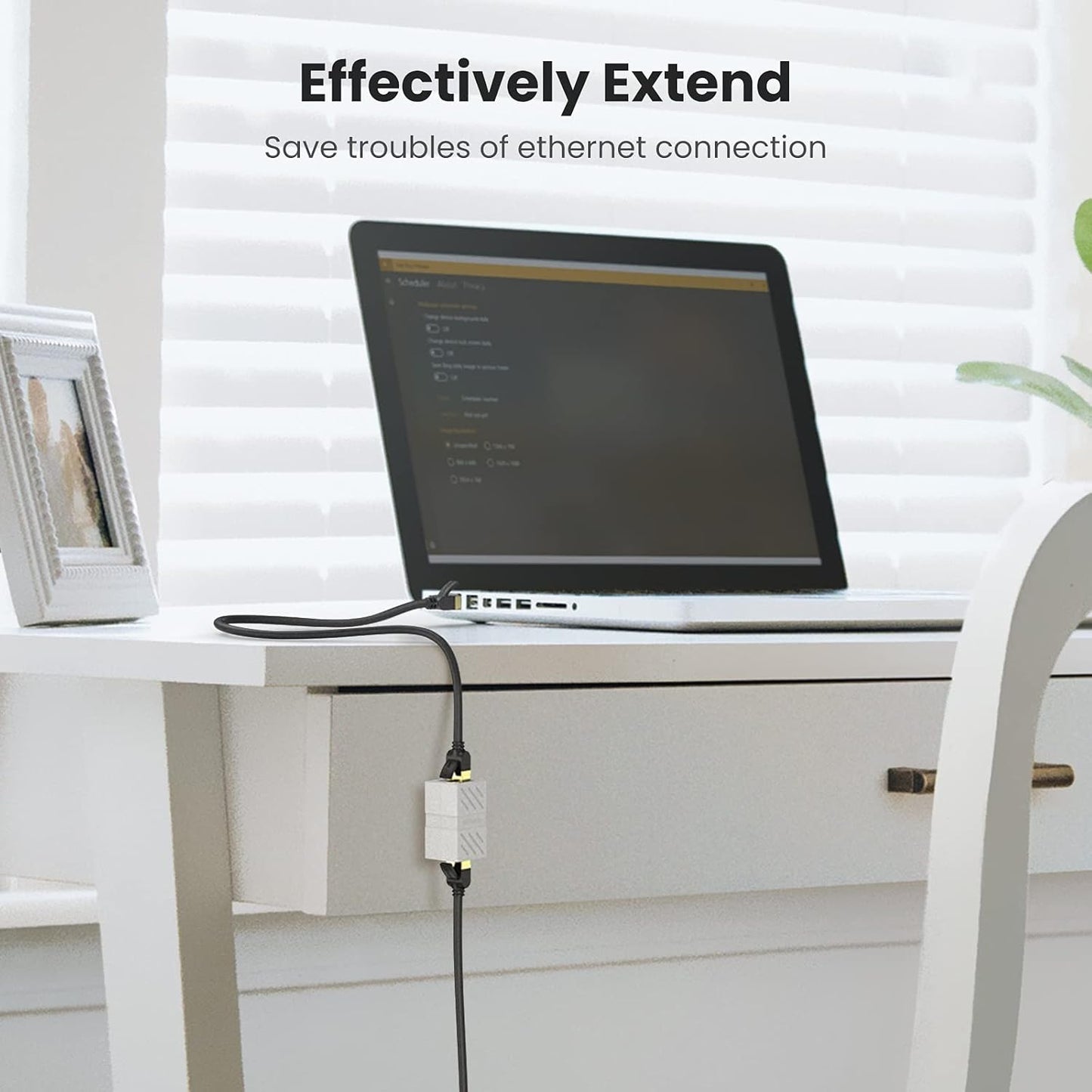 Netzwerkadapter UGREEN NW114, RJ45 - RJ45, Weiß