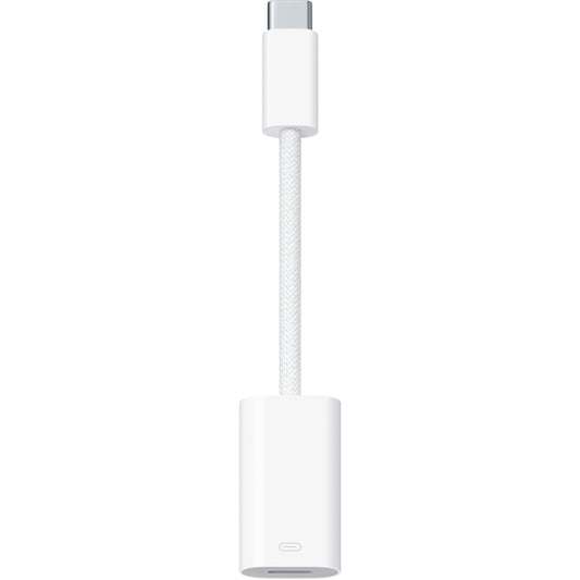 Apple A2868 USB-C to Lightning Data and Charging Adapter, White MUQX3ZM/A