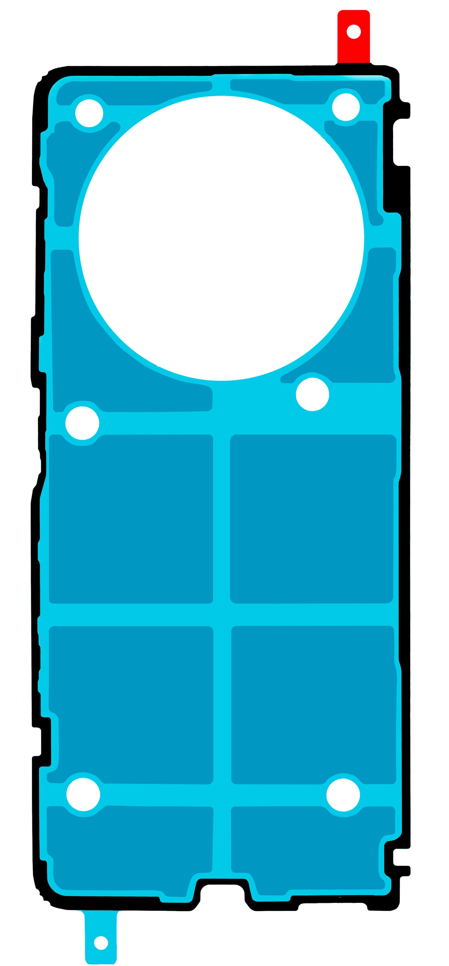 Klebstoff Batterieabdeckung Honor Magic V5, Service Pack 5163AFQH