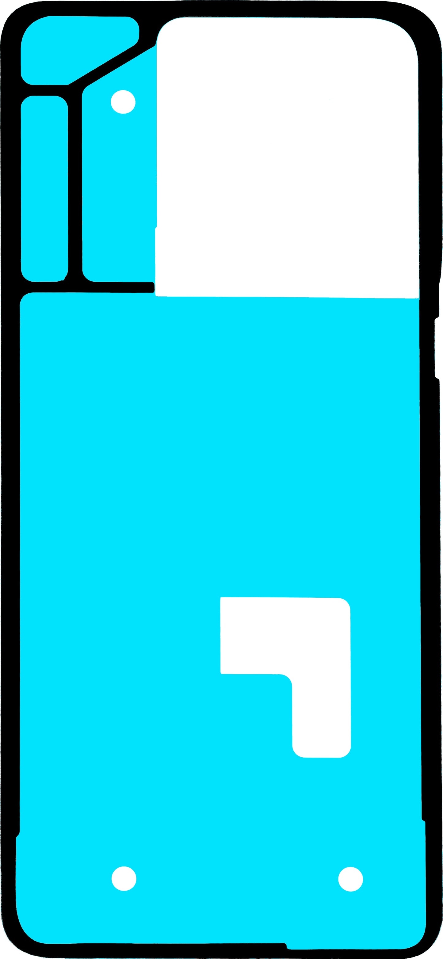 Klebstoff Batterieabdeckung Motorola Edge 50 Pro, Service Pack 5D78C24171