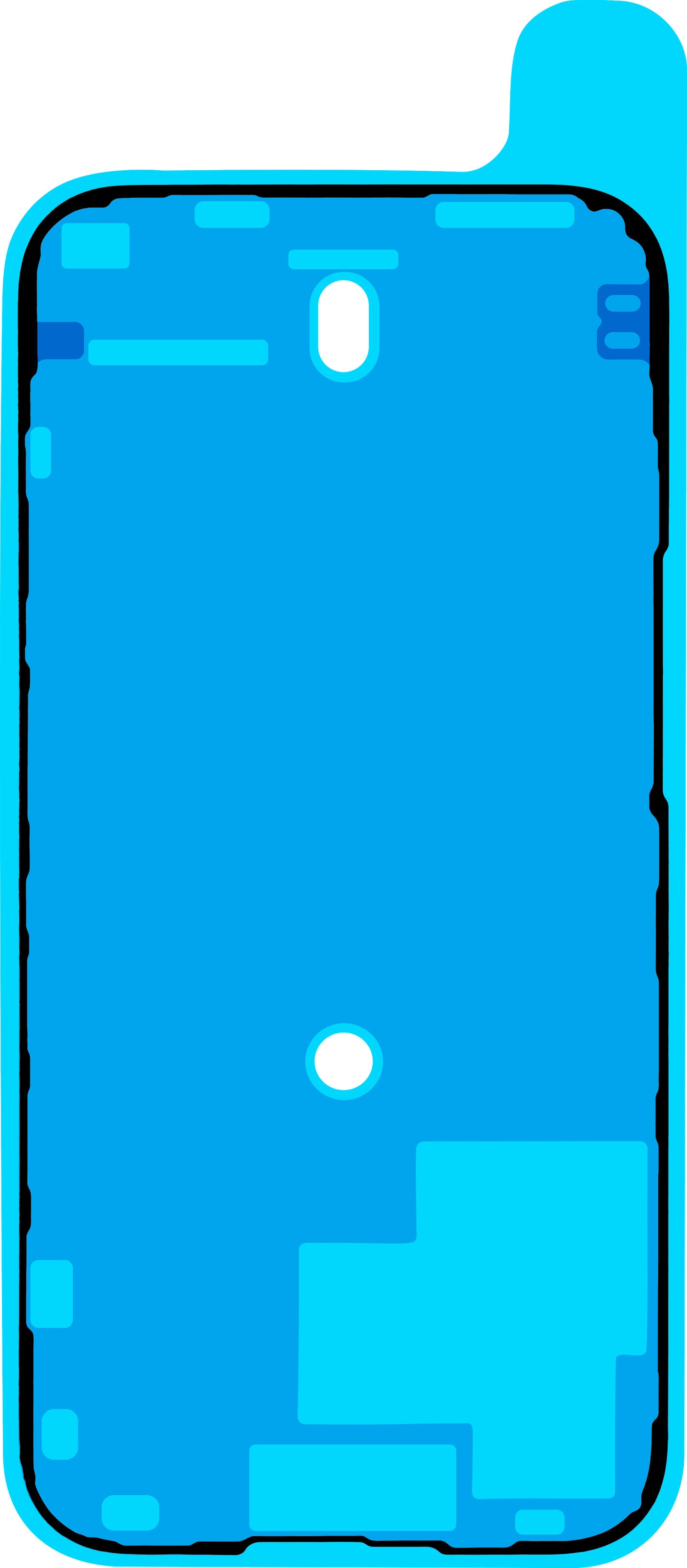 Klebstoff Display Apple iPhone 15 Pro, Service Pack 923-09188