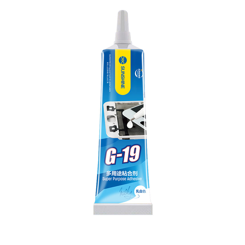 Sunshine G-19 Flüssigkleber, 50ml, Weiß