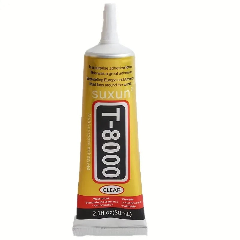 Suxun T-8000 Flüssigkleber 50ml | Transparent | Reparatur-Klebstoff