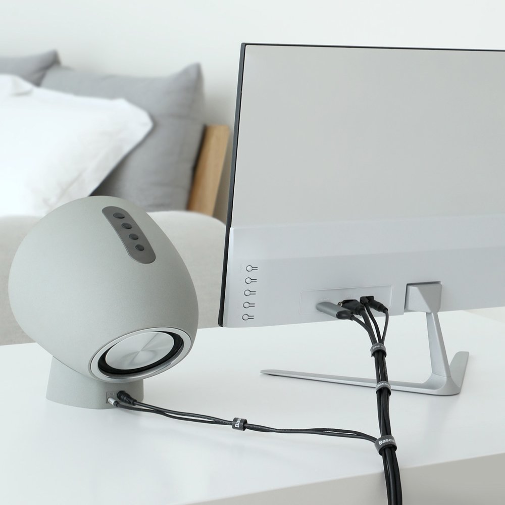 Kabelorganisator Baseus Circle, Velcro, 3m, Schwarz ACMGT-F01