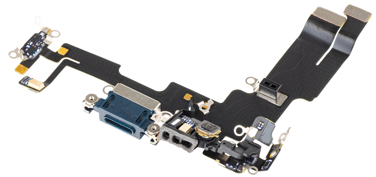 Ladeanschluss - Apple iPhone 14 Mikrofon, blau