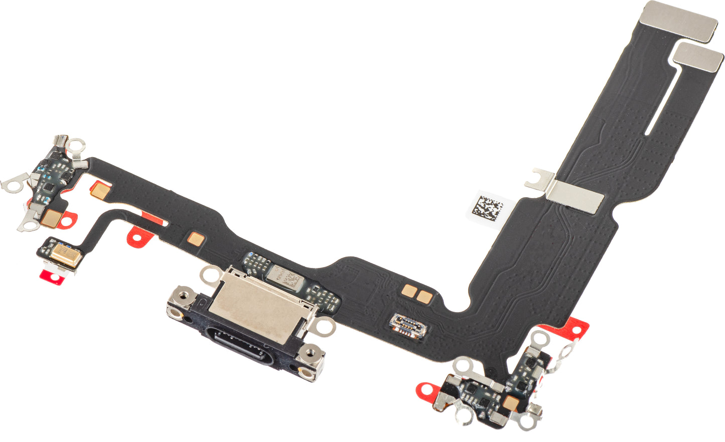 Ladekabel mit Anschluss - Mikrofon Apple iPhone 15 Plus, Schwarz