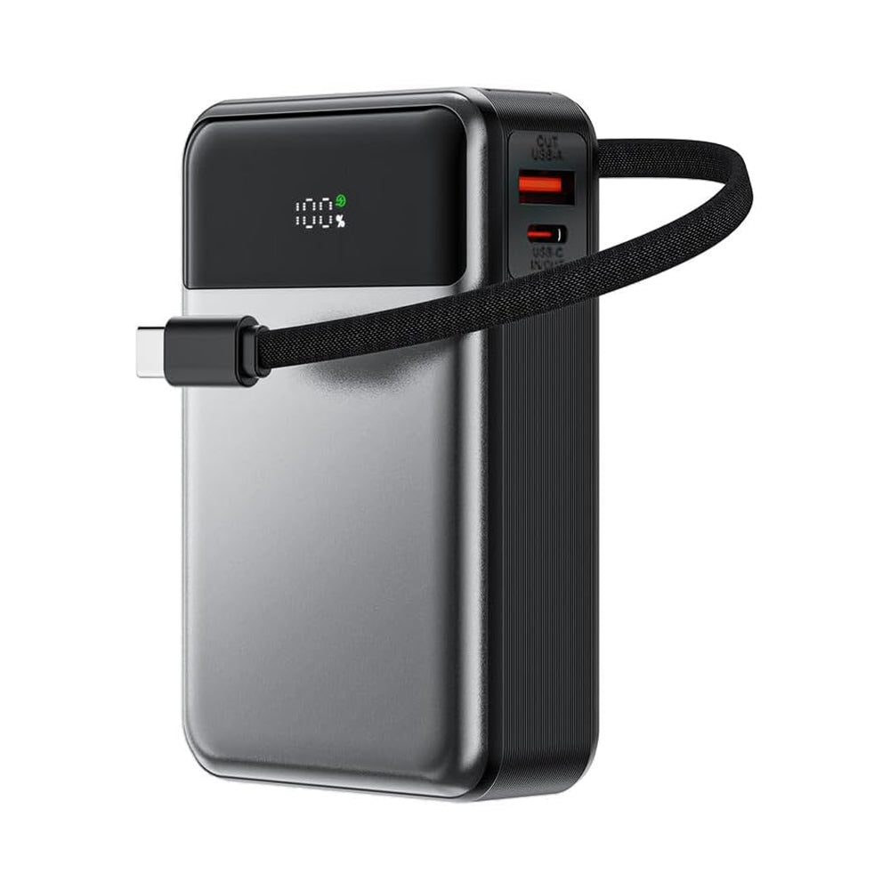 Externer Akku Acefast M21, 20000mAh, 65W, QC + PD, 1 x USB-A - 2 x USB-C, Schwarz