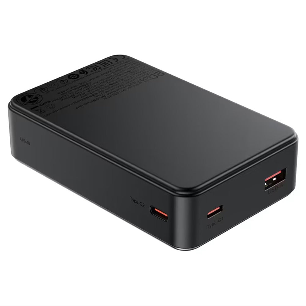 Externer Akku Acefast M29, 20000mAh, 22.5W, QC + PD, 1 x USB-A - 2 x USB-C, Schwarz
