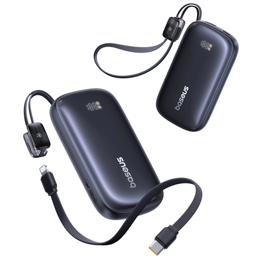 Externer Akku Baseus EnerFill FC21 QPow 3 Ultra, 10000mAh, 22.5W, QC + PD, 1 x USB-A - 1 x USB-C, Schwarz