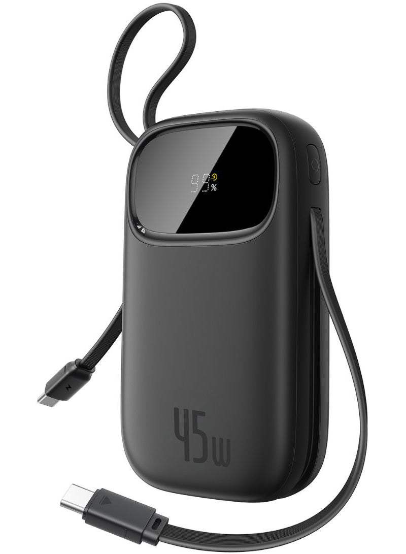 Externe Batterie Baseus EnerFill FC31 Qpow 3, 10000mAh, 45W, QC + PD, 1 x USB-A - 3 x USB-C, Schwarz P10082102123-00