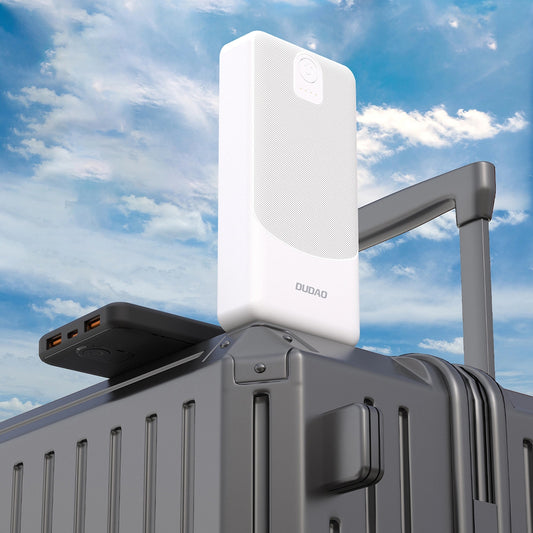 Externer Akku Dudao K10, 10000mAh, 12W, 2 x USB-A, Schwarz