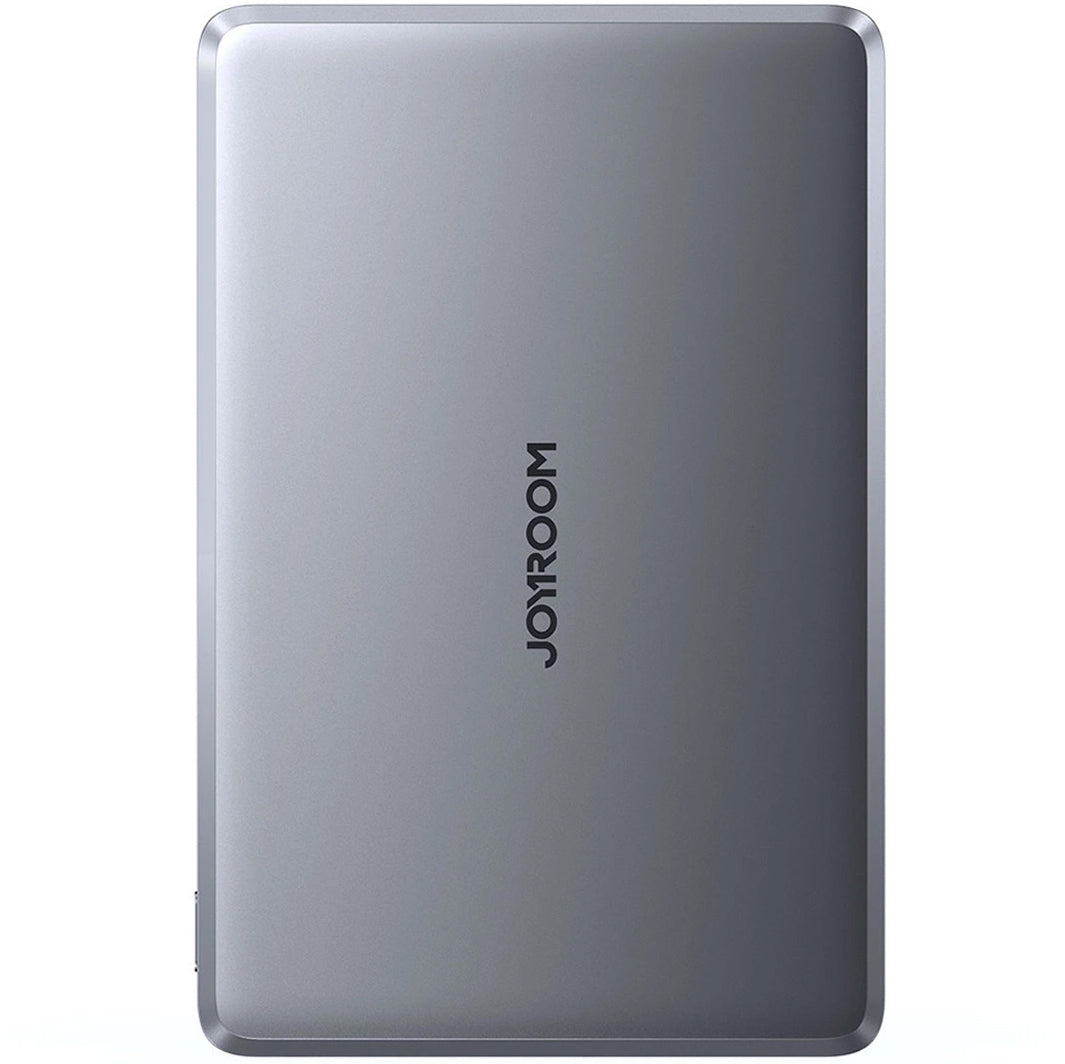 Externer Wireless-Akku Joyroom JR-PBM08, 5000mAh, 20W, PD + FQI, 1 x QI - 1 x USB-C, Grau