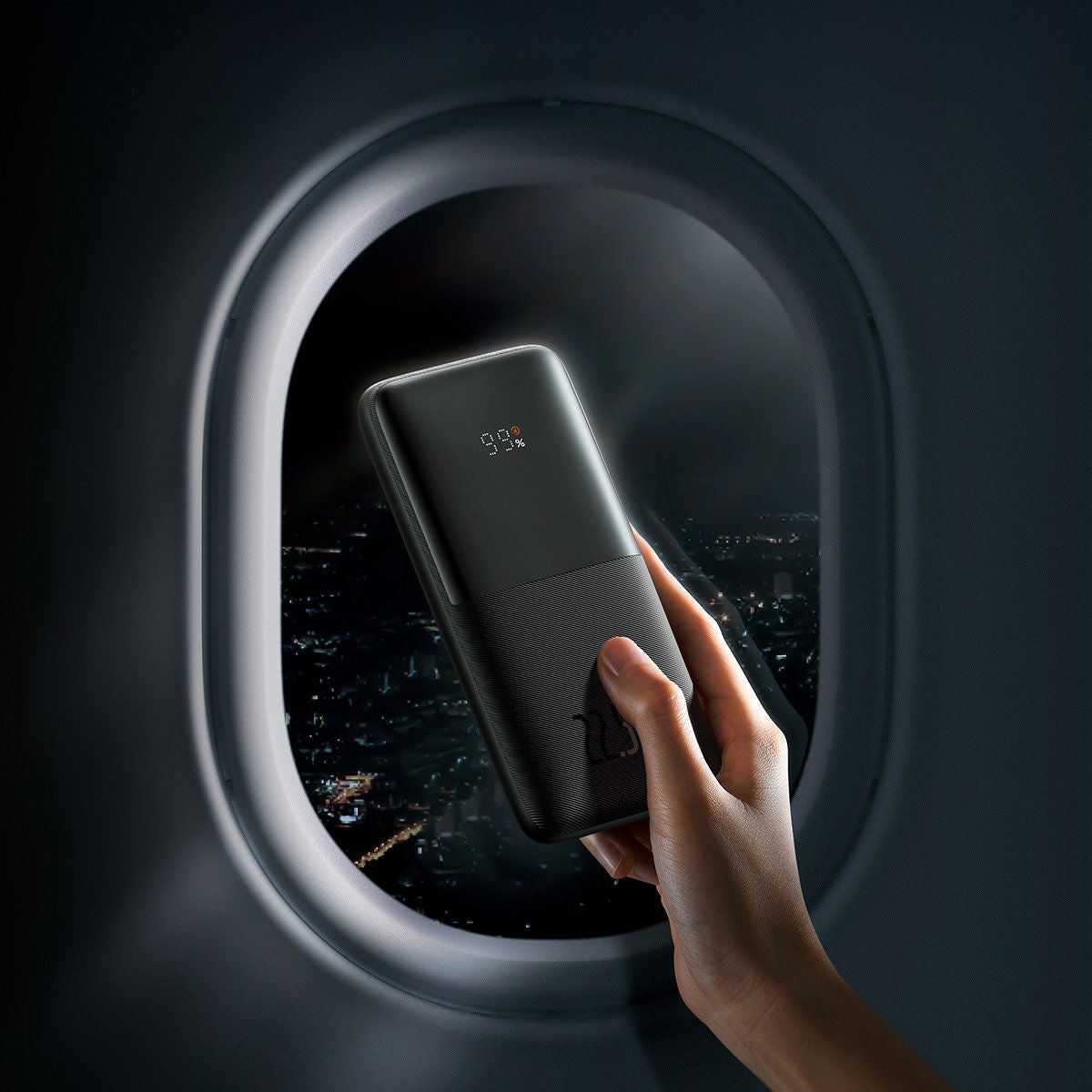 Externer Akku Baseus Bipow Pro, 10000mAh, 22.5W, QC + PD, 1 x USB-C - 2 x USB-A, Schwarz PPBD040001