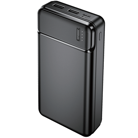 MaXlife MXPB-01 Externe Batterie, 20000mAh, 12W, 2 x USB-A, Schwarz