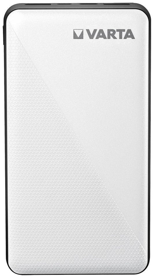 Varta Energy External Battery, 15000mAh, 15W, 2 x USB-A - 1 x USB-C, White