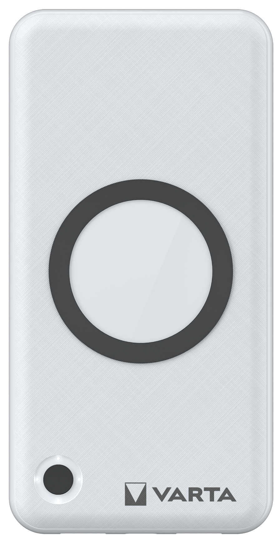 Varta Energy Externer Drahtloser Akku, 15000mAh, 18W, QC + PD + FQI, 1 x QI - 1 x USB-C - 2 x USB-A, Weiß