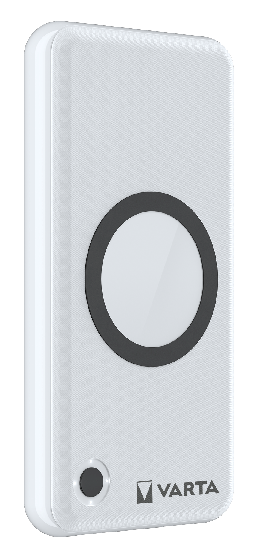 Varta Energy Externer Drahtloser Akku, 15000mAh, 18W, QC + PD + FQI, 1 x QI - 1 x USB-C - 2 x USB-A, Weiß