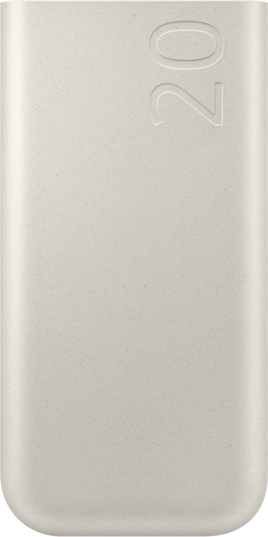 Samsung Externer Akku, 20000mAh, 45W, PD, 3 x USB-C, Beige EB-P4520XUEGEU