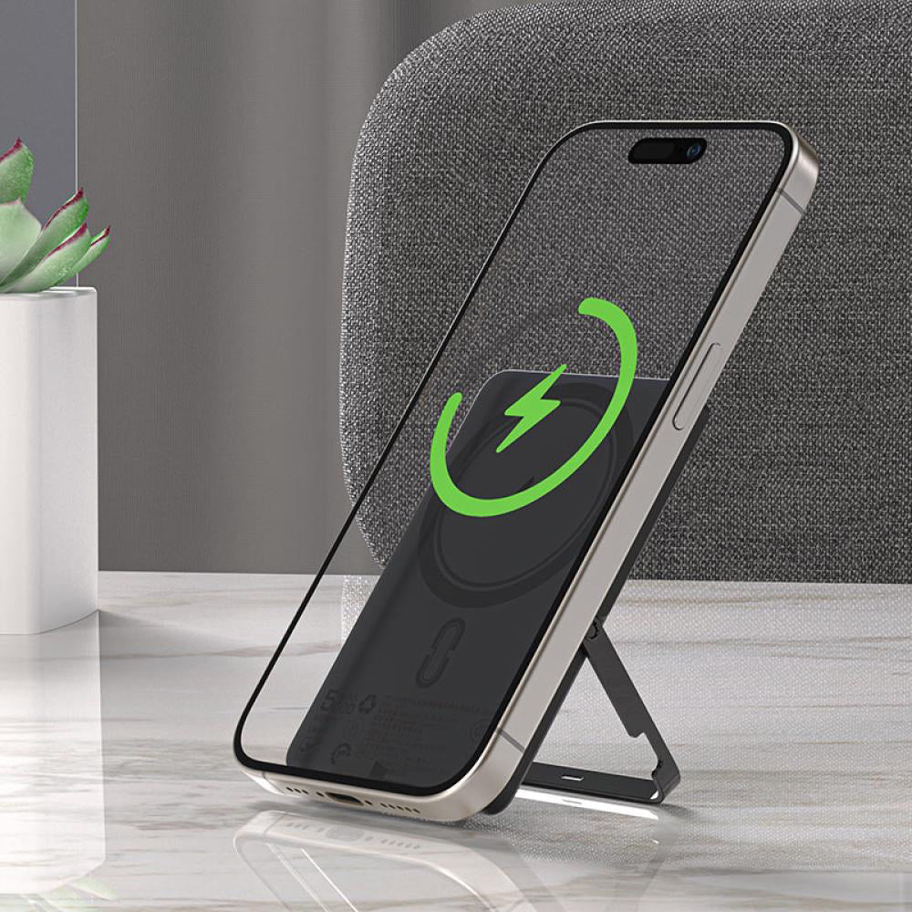 Externer Wireless Akku Acefast M17, 10000mAh, 22.5W, PD + FQI, 1 x QI - 1 x USB-C, Schwarz