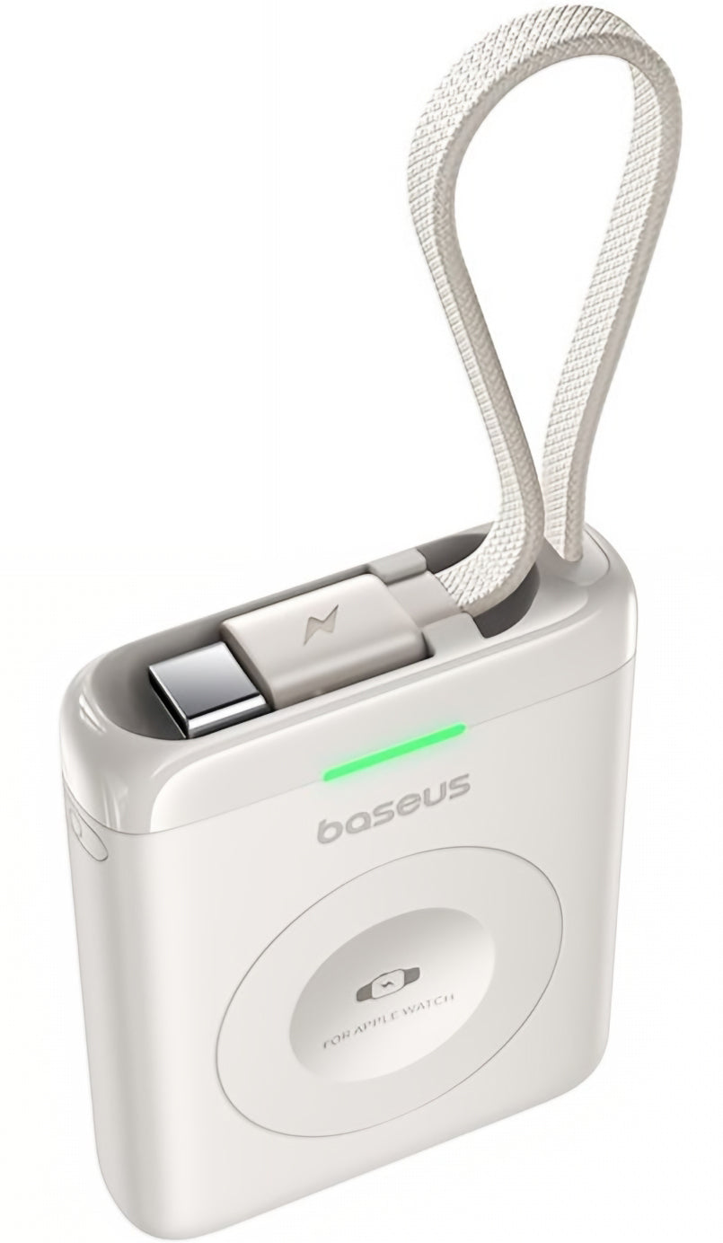 Wireless Powerbank Baseus EnerFill FW11, 1640mAh, 5W, 1 x QI, Weiß E0205302