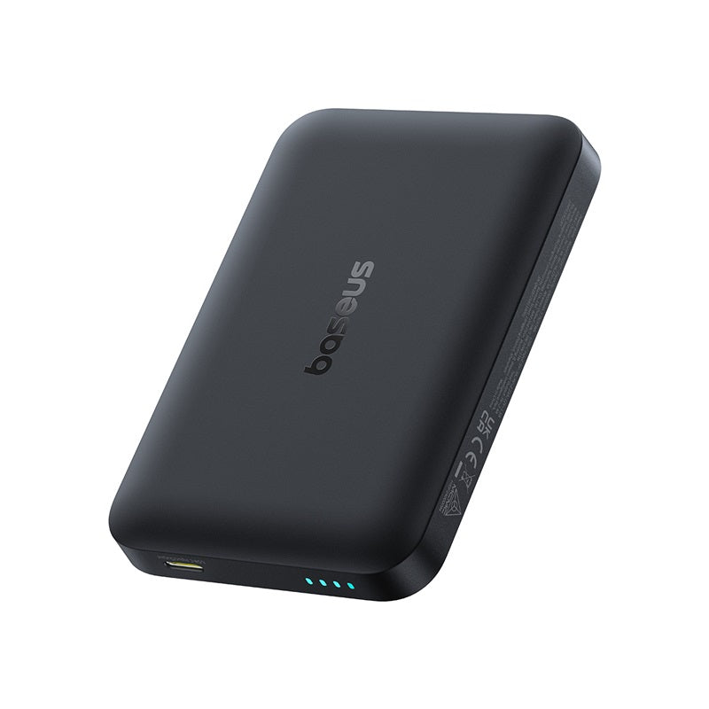Baseus EnerFill FM11 Wireless Externe Batterie, 10000mAh, 30W, PD + FQI, 1 x QI - 1 x USB-C, Schwarz