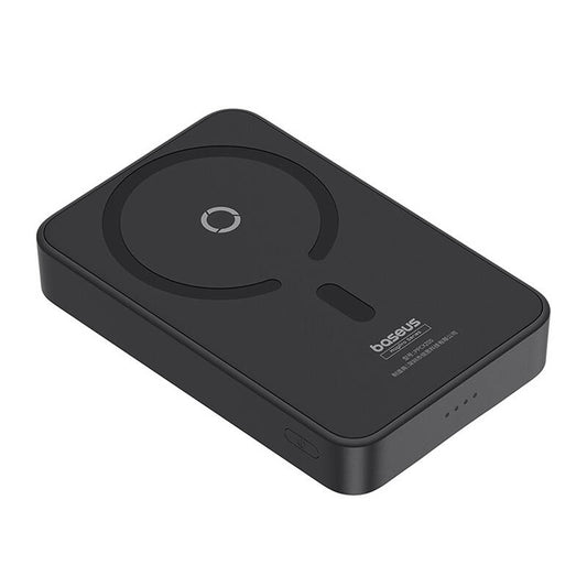 Externer Wireless-Akku Baseus MagPro PPCXZ05, 5000mAh, 20W, PD + FQI, 1 x QI - 1 x USB-C, Schwarz P10064101123-00