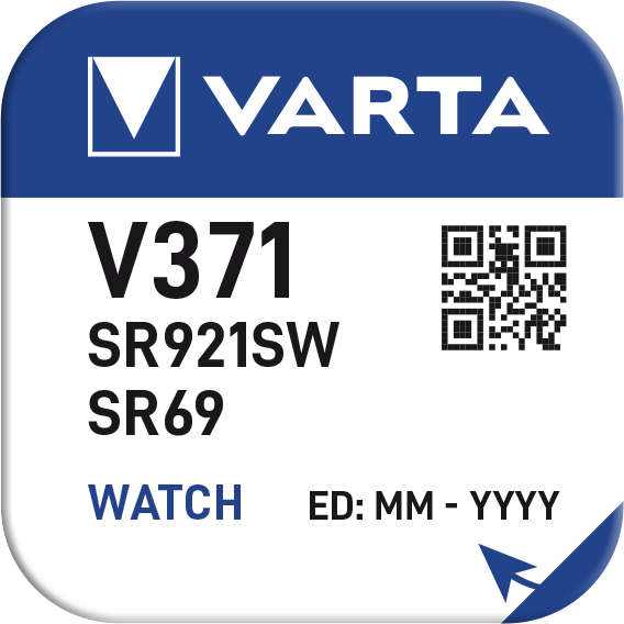 Varta AG6 / V371 Knopfzelle | Alkali | 0% Quecksilber