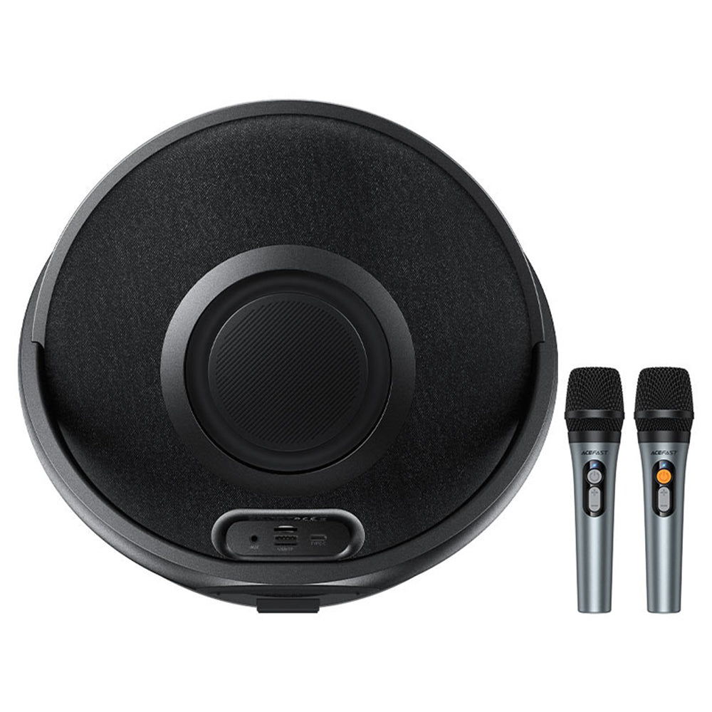 Bluetooth-Lautsprecher Acefast Karaoke K5 Max, 350W, TWS, RGB, wasserdicht, Schwarz