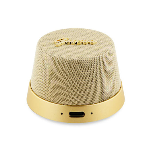 Tragbarer Bluetooth-Lautsprecher Guess Stand Magnetic Script Metal, 3W, Gold