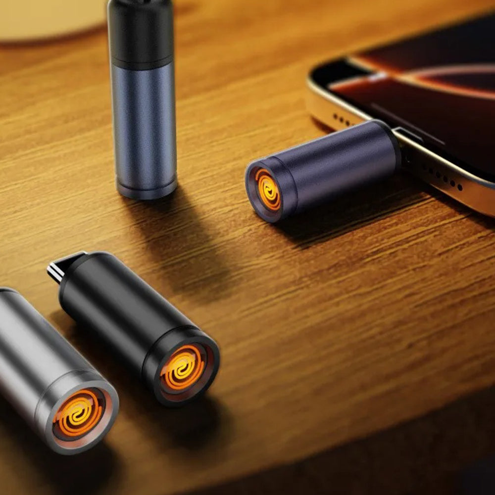 Elektrisches Feuerzeug Techsuit SmokeX ML1, USB-C, Grau