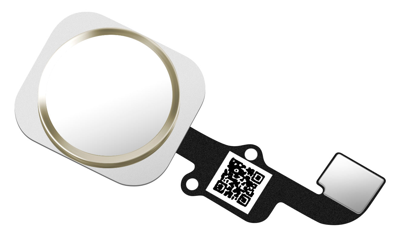 Apple iPhone 6 / 6 Plus Menü-Tasten-Set, mit Band, Gold