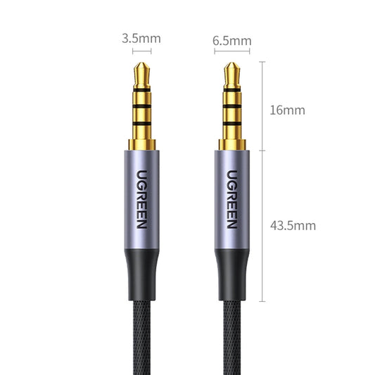 Audiokabel 3.5mm - 3.5mm UGREEN AV183, 2m, Schwarz