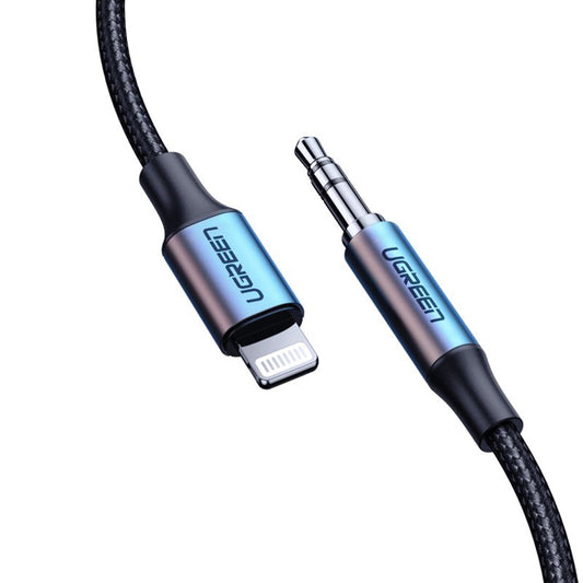 Audio-Kabel Lightning - 3.5mm UGREEN US315 (70509), 1m, Schwarz