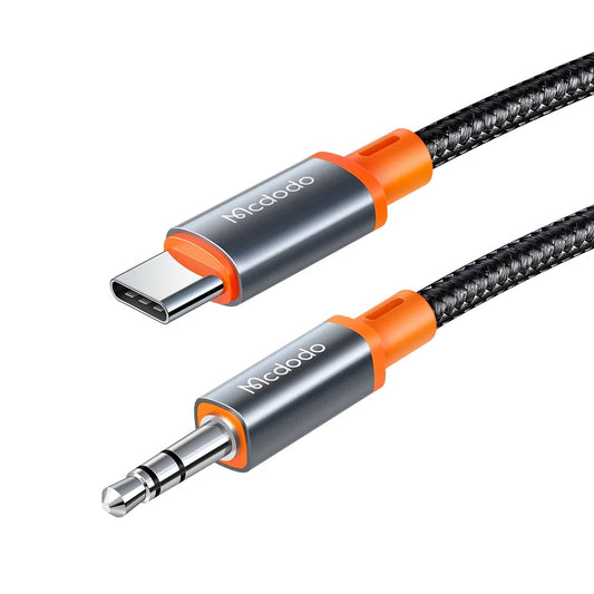 Audio-Kabel USB-C - 3,5mm McDodo CA-0820 Castle, 1,2m, Schwarz
